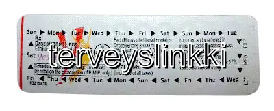 Drospirenoni / Etinyyliestradioli 3 Mg/0,03 Mg